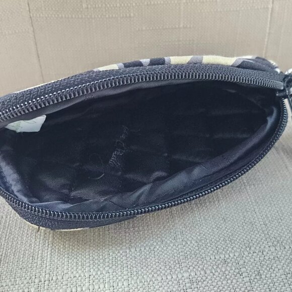 Vera Bradly Women Coin Purse Mini wristlet Wallet Mini Black/White - Picture 9 of 9